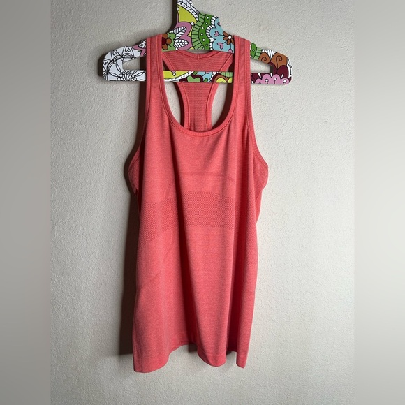Lululemon Swiftly Tech Racerback heathered orange size 10 - Picture 1 of 3